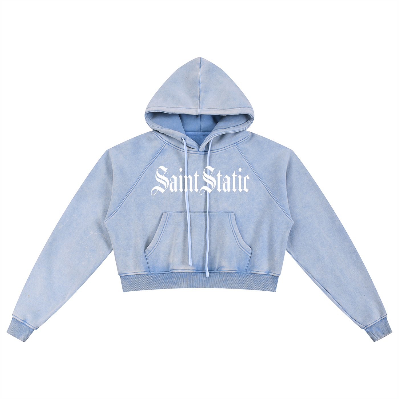 Saintstatic Cropped Hoodie