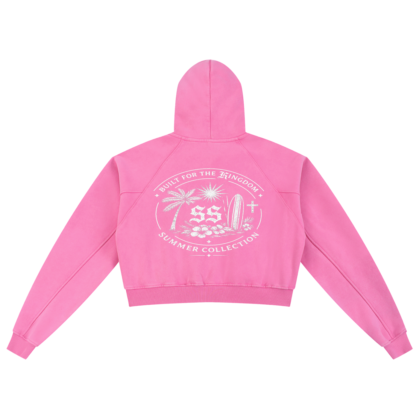 Saintstatic Cropped Hoodie