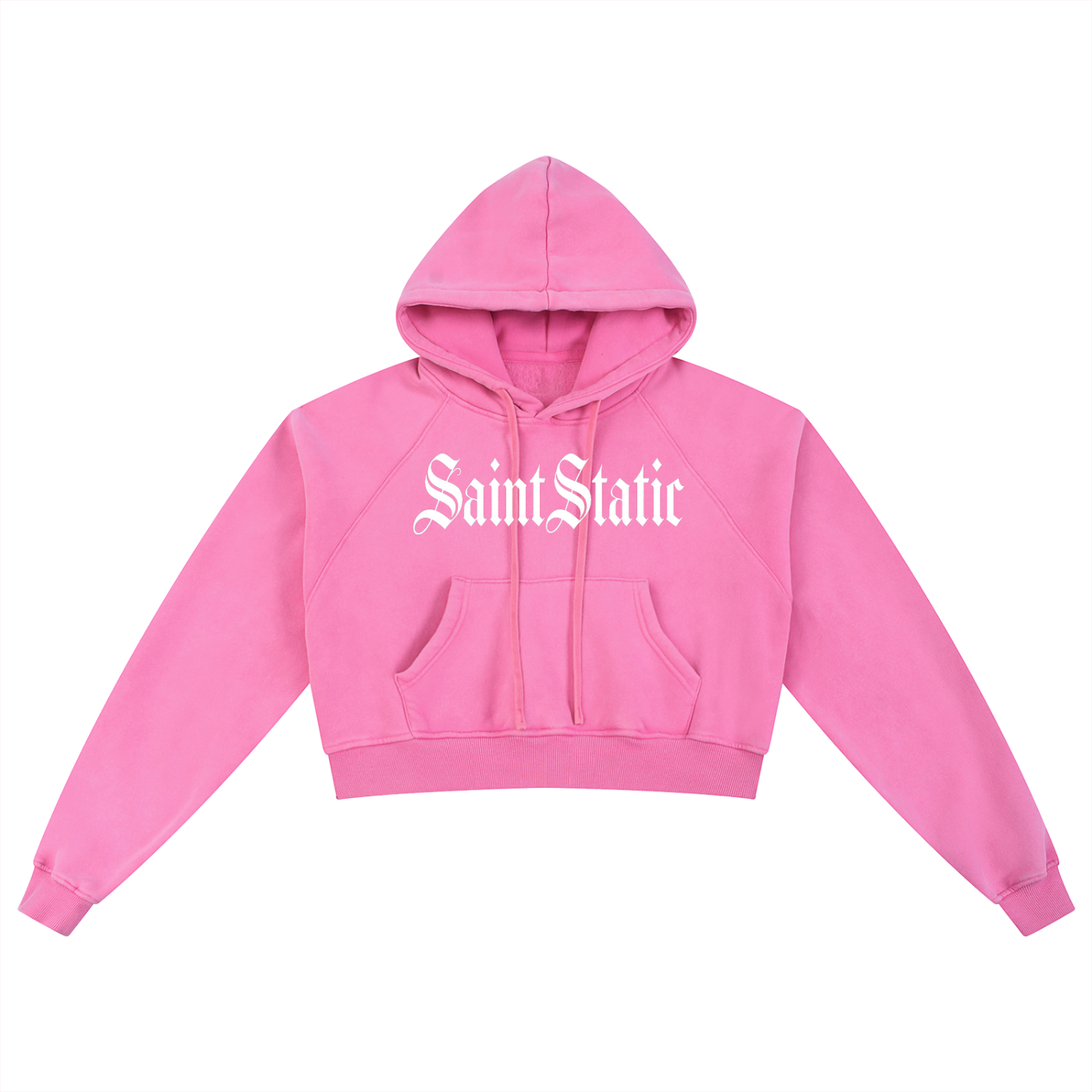Saintstatic Cropped Hoodie