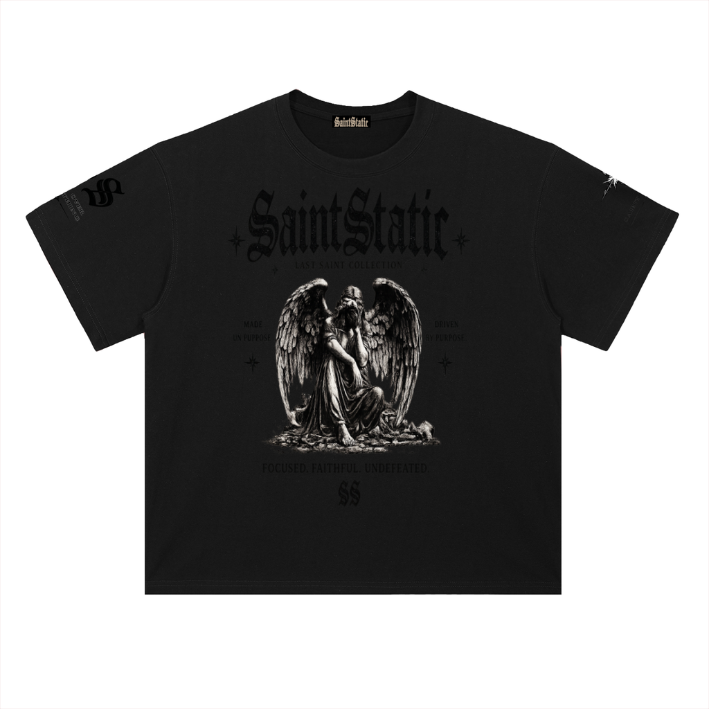 Heavyweight Drop Shoulder Cotton T-Shirt