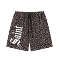 SaintStatic Leopard Drawstring Shorts