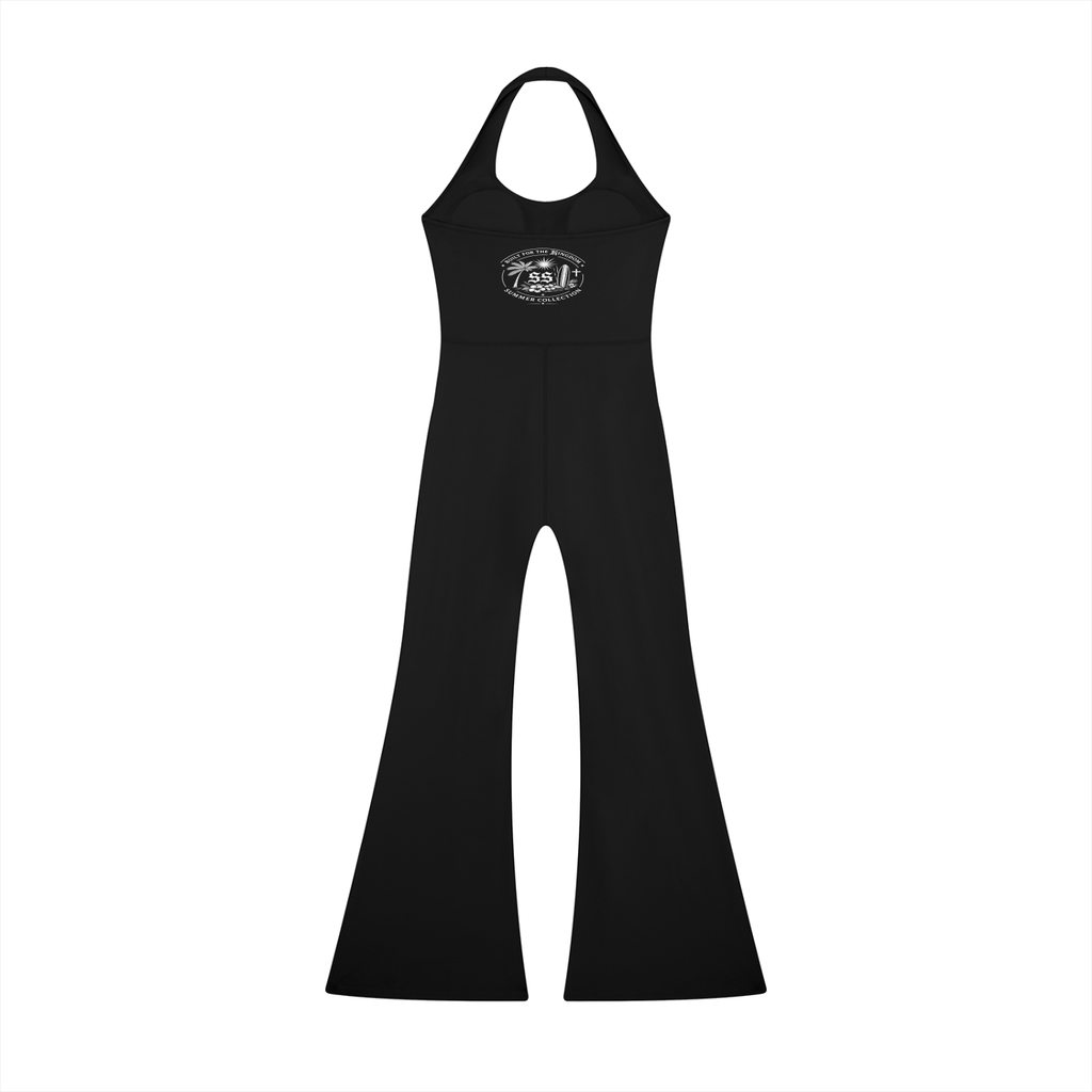 SaintStatic Women’s Halter Flared Jumpsuit