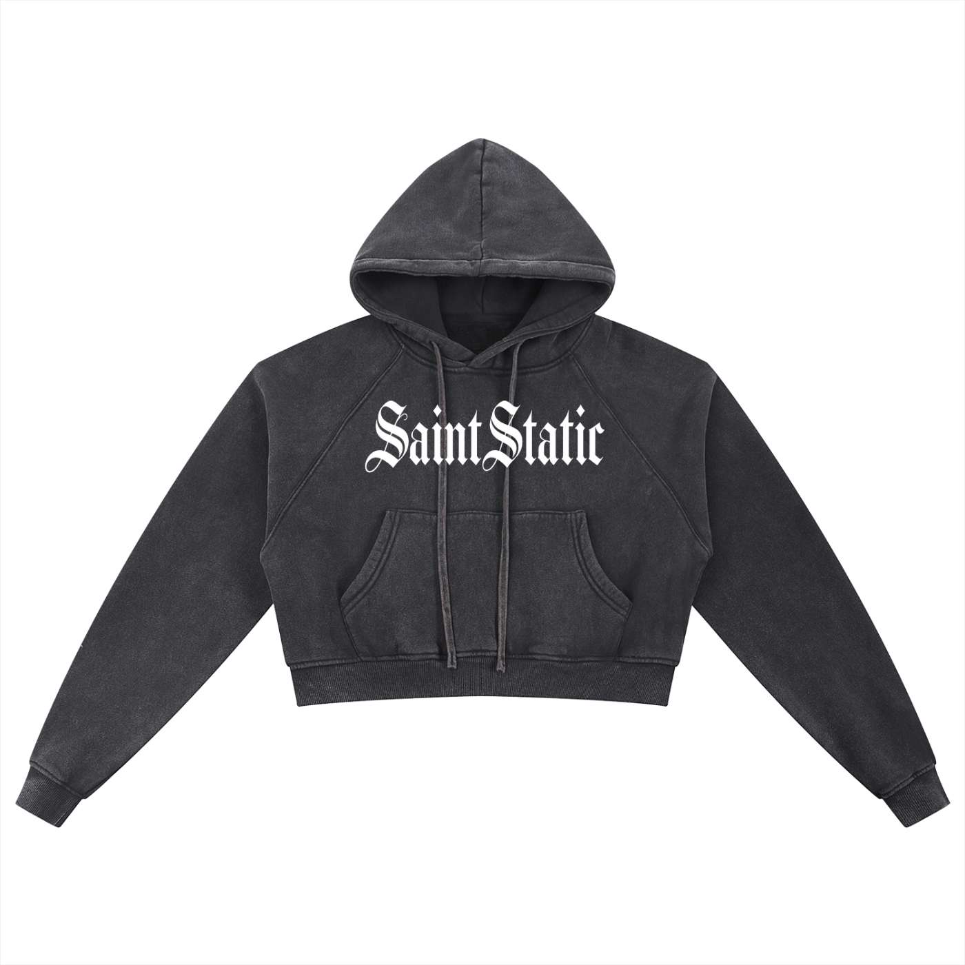 Saintstatic Cropped Hoodie